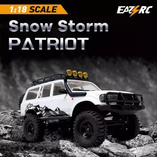 ホビーラジコン EAZYRC PATRIOT 1/18 RTR EAZYRC Patriot RTR White 1/18th Scale